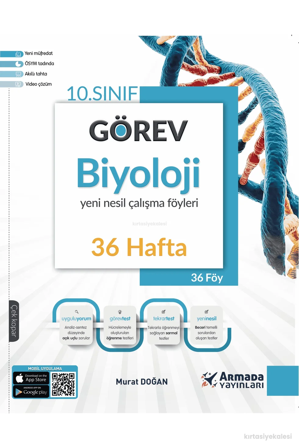 Armada 10. Sınıf Biyoloji Görev Yeni Nesil Çalışma Föyleri 36 Hafta