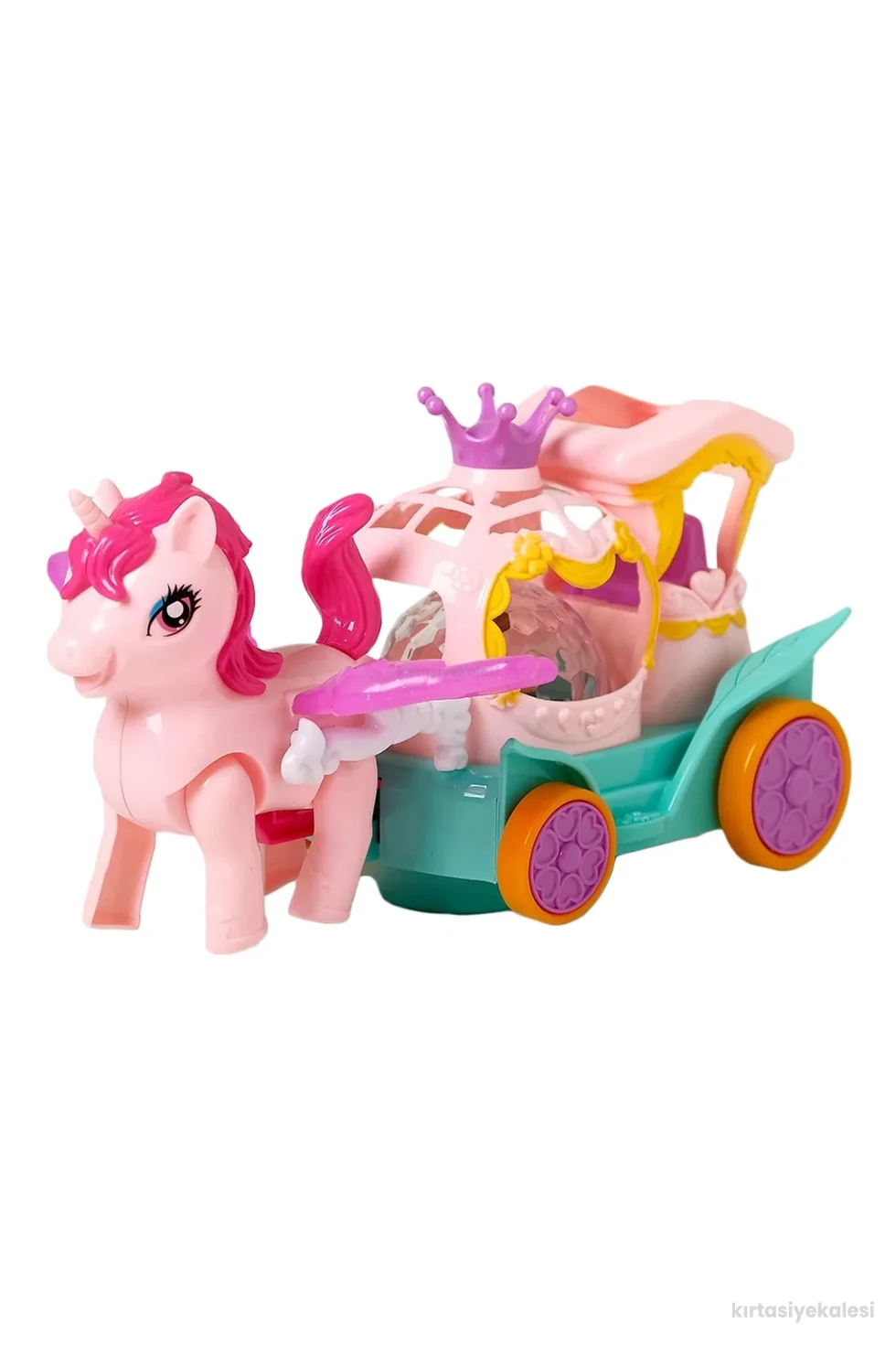 Can Ali Toys Pilli Işıklı Sesli Fayton JD193-3A