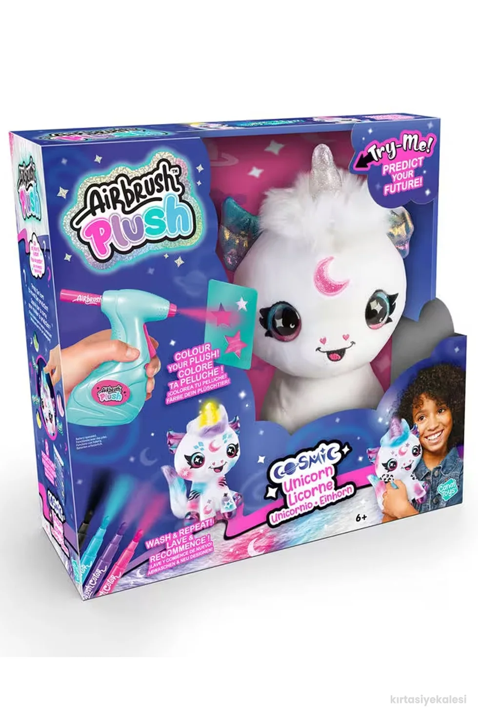 Canal Toys Işıklı Airbrush Plush Cosmic Unicorn