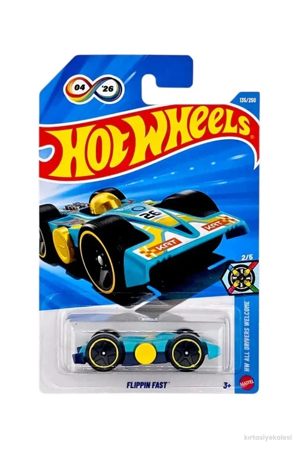 Hot Wheels Tekli Arabalar - Hot Wheels Tekli Arabalar Flippin Fast (Kısa Kart)