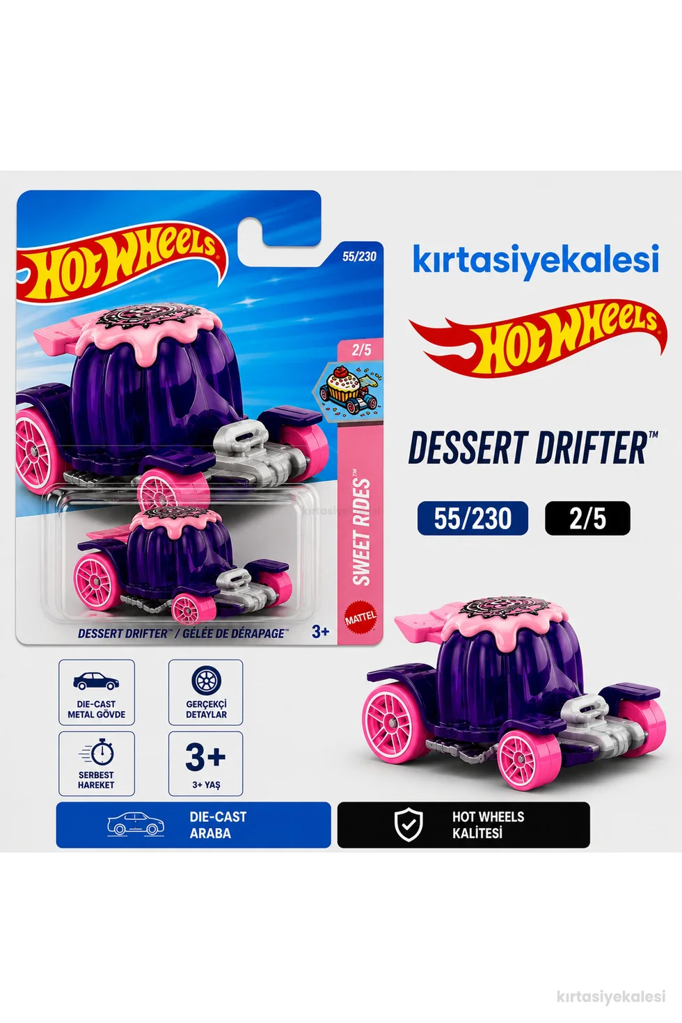 Hot Wheels Tekli Arabalar - Hot Wheels Tekli Arabalar Dessert Drifter / hot wheels dessert drıfter/ Gelée de Dérapage