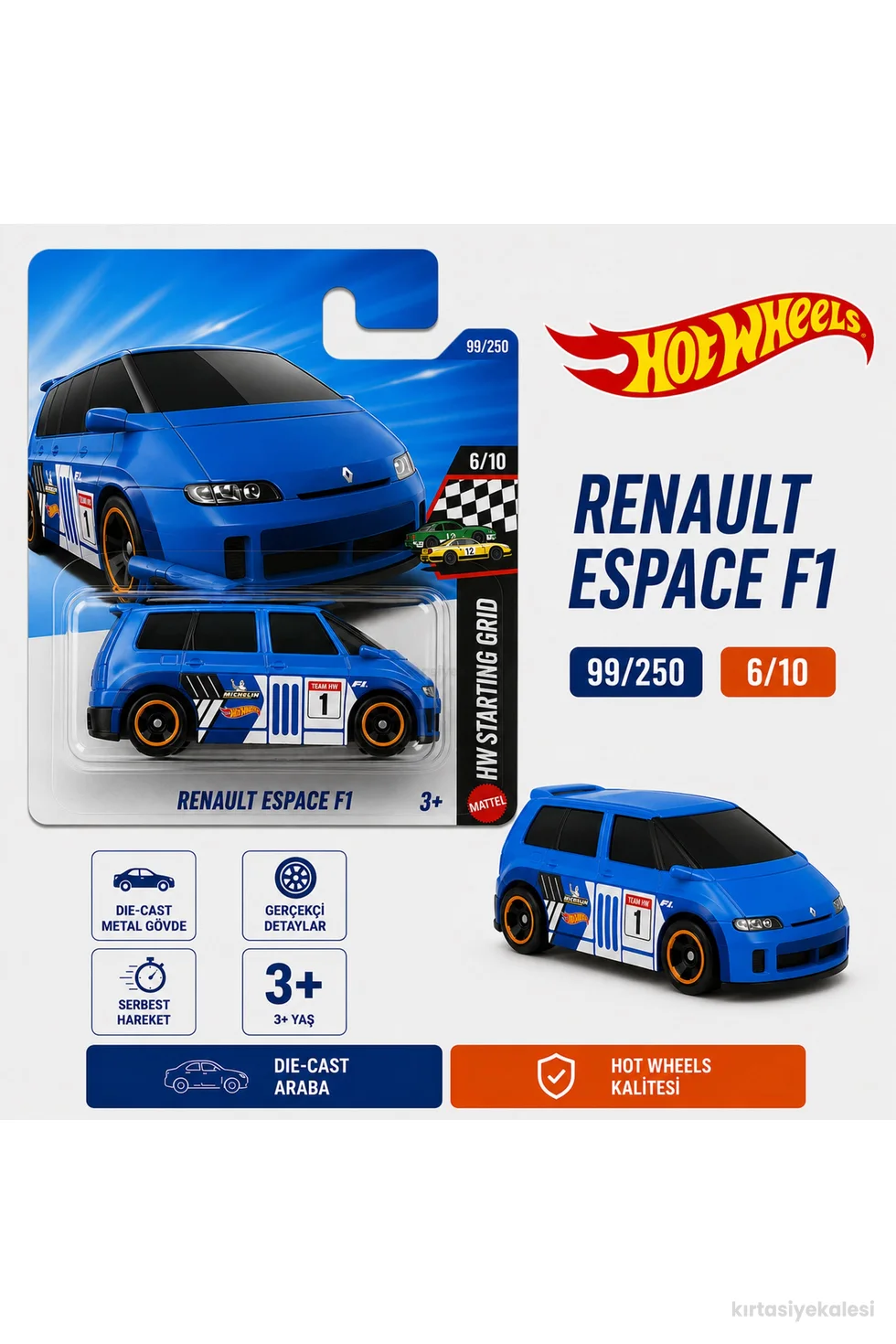 Hot Wheels Tekli Arabalar - Hot Wheels Tekli Arabalar Renault Espace F1