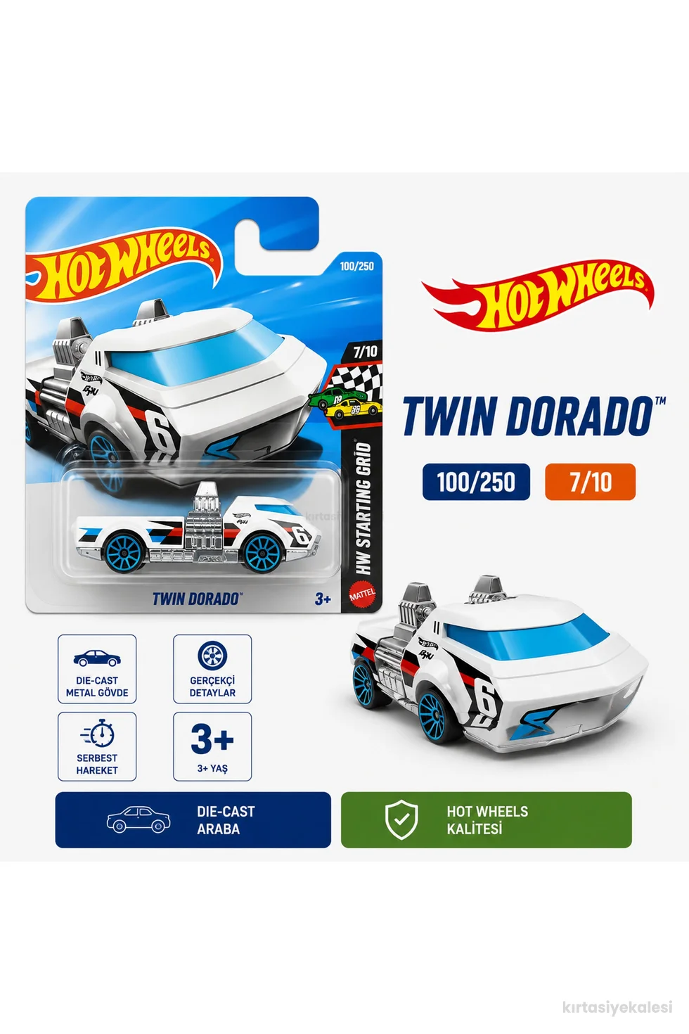 Hot Wheels Tekli Arabalar - Hot Wheels Tekli Arabalar Twin Dorado