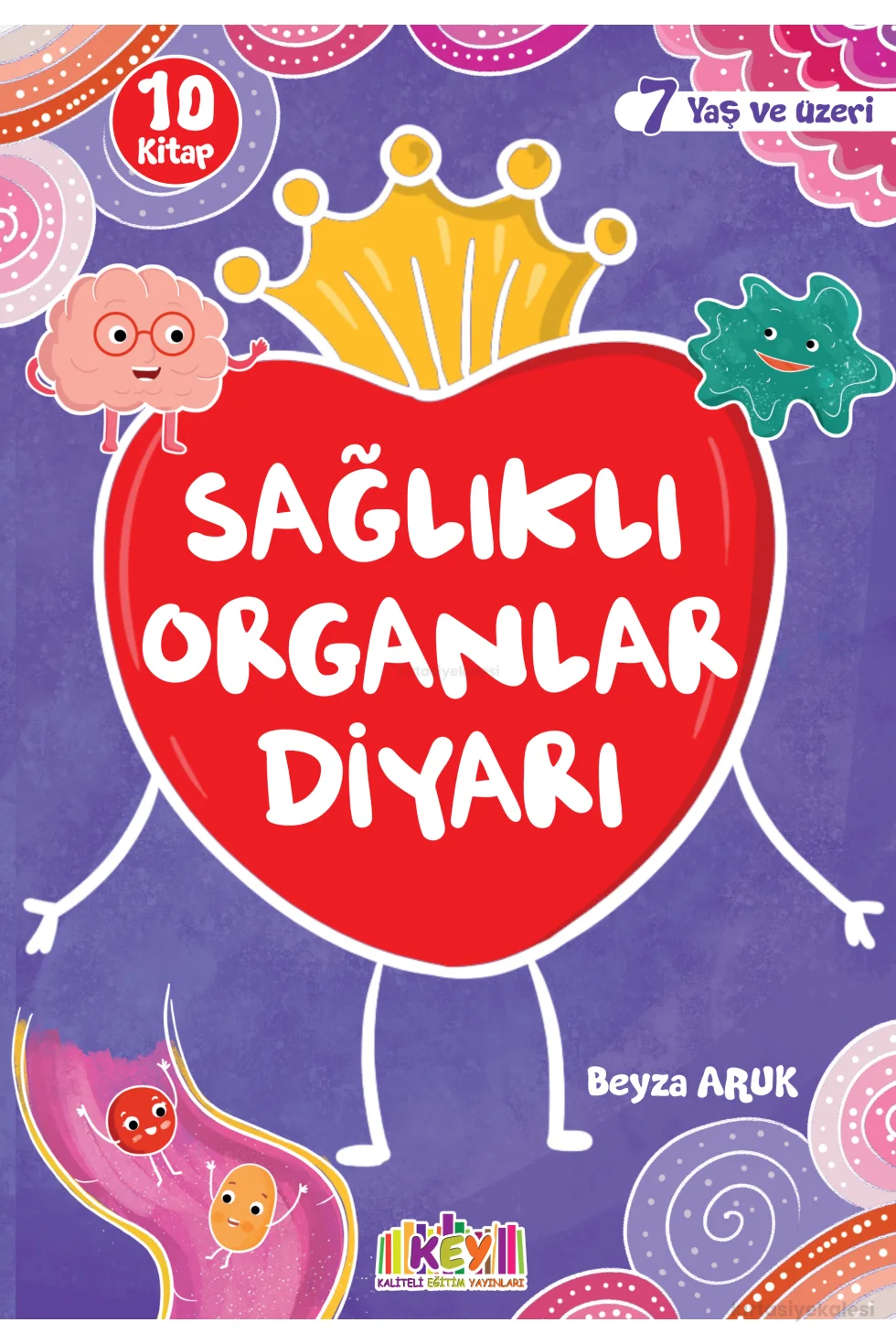 Key Kaliteli Eğitim Yayınları Sağlıklı Organlar Diyarı Hikaye Seti 10 Kitap