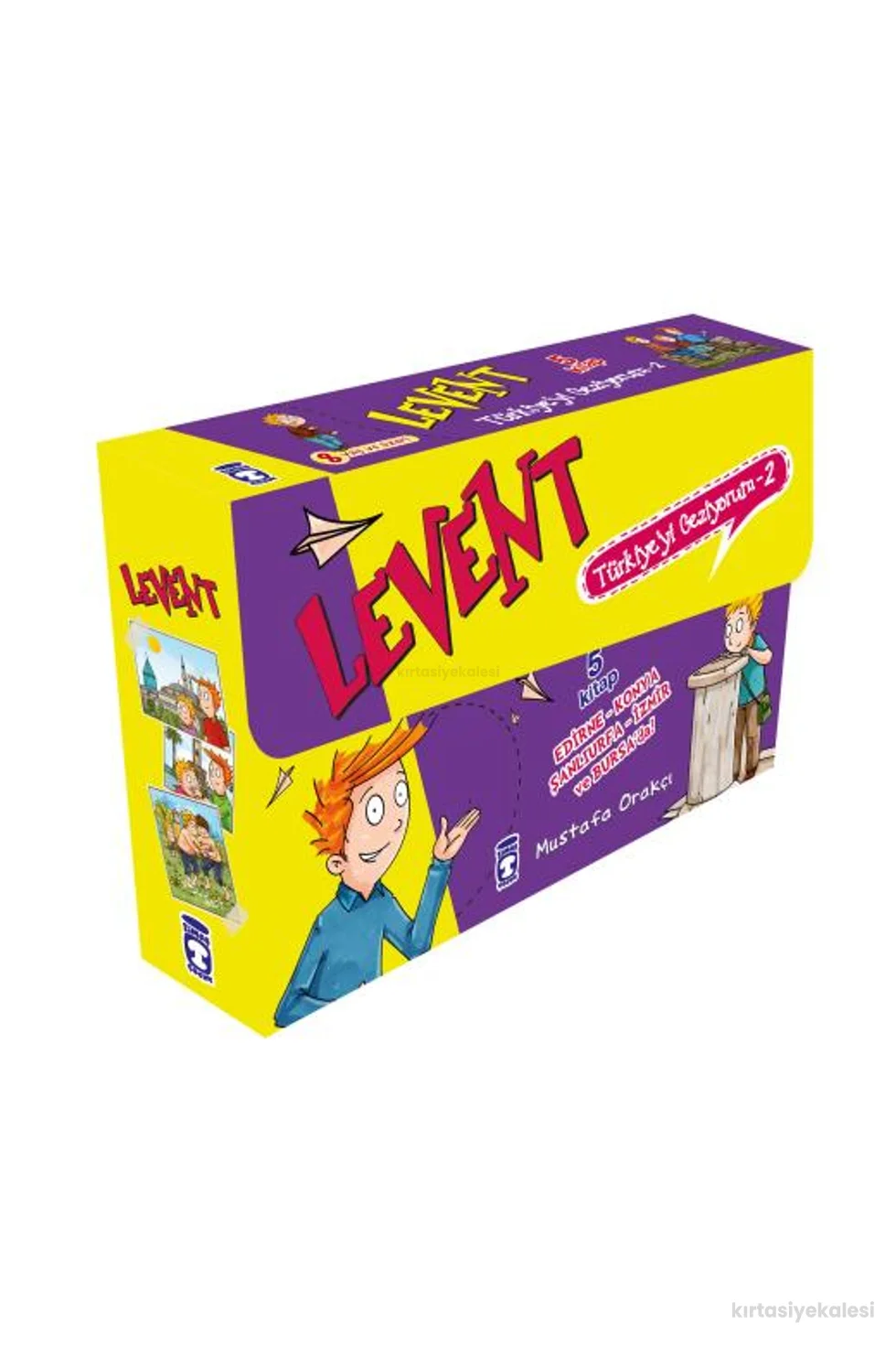 Levent Türkiye'yi Geziyorum 2 Set (5 Kitap)