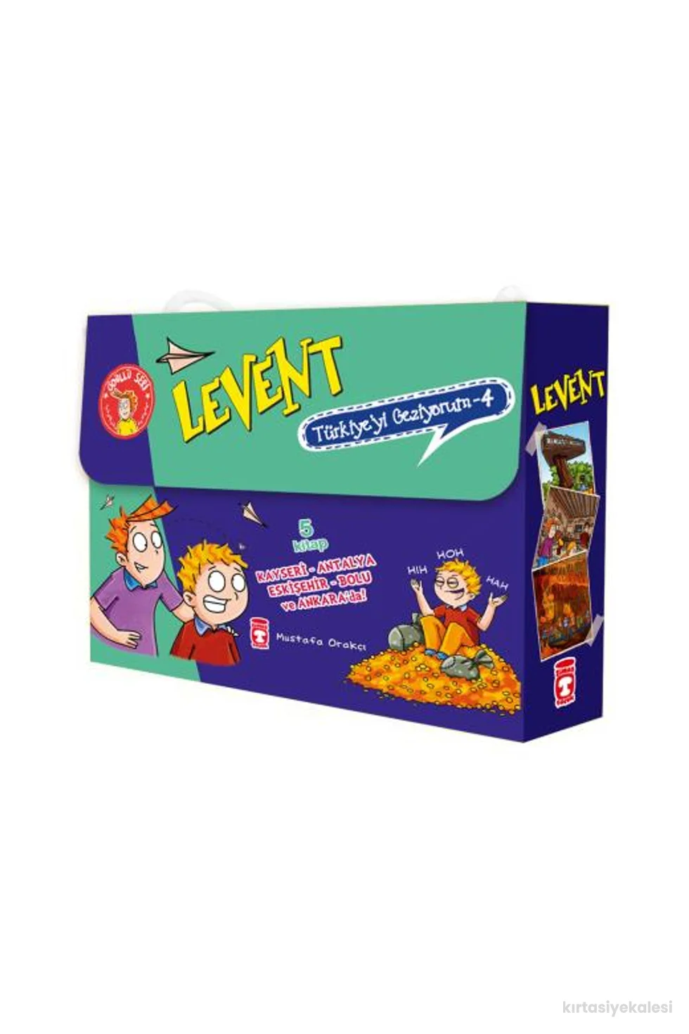 Levent Türkiye'yi Geziyorum 4 Set (5 Kitap)