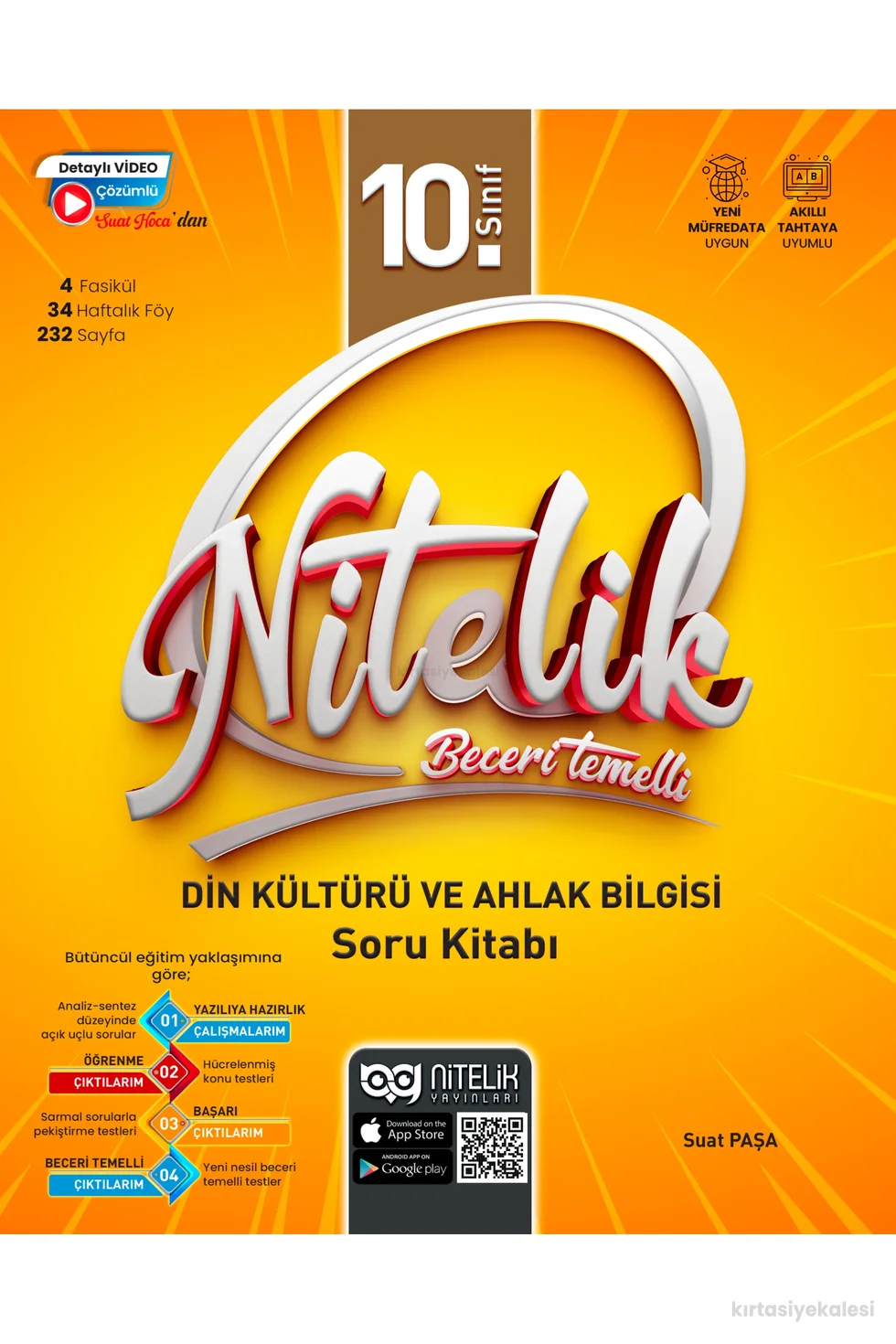 Nitelik Yayınları 10. Sınıf Beceri Temelli Din Kültürü ve Ahlak Bilgisi Soru Kitabı 4 Fasikül