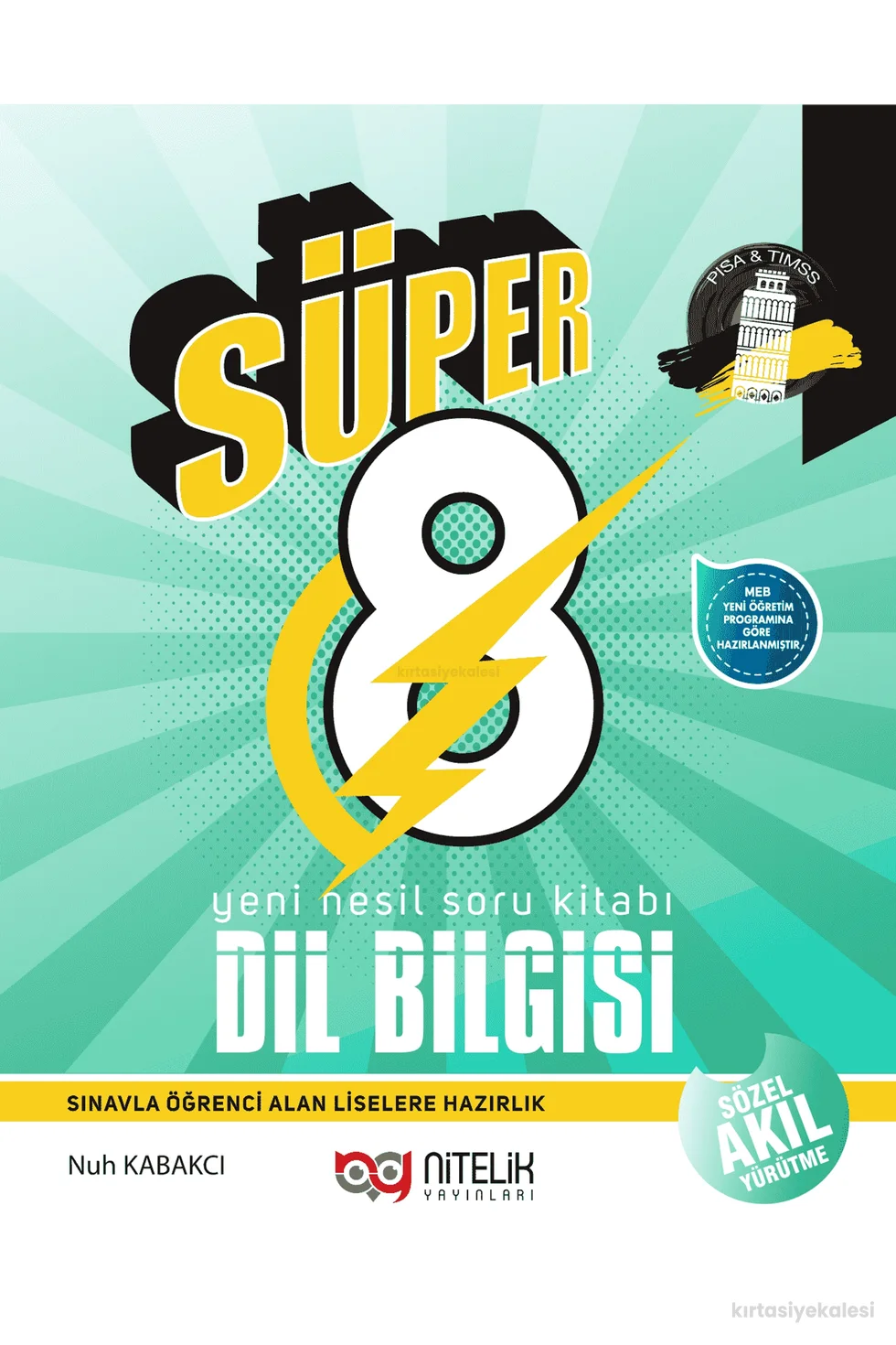 Nitelik Yayınları Süper 8. Sınıf Dil Bilgisi B Başarı Yeni Nesil Soru Kitabı