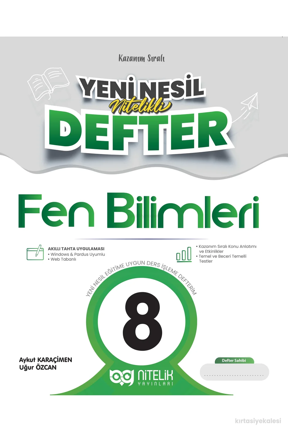Nitelik 8. Sınıf Fen Bilimleri Yeni Nesil Nitelikli Defterim 217 Sayfa