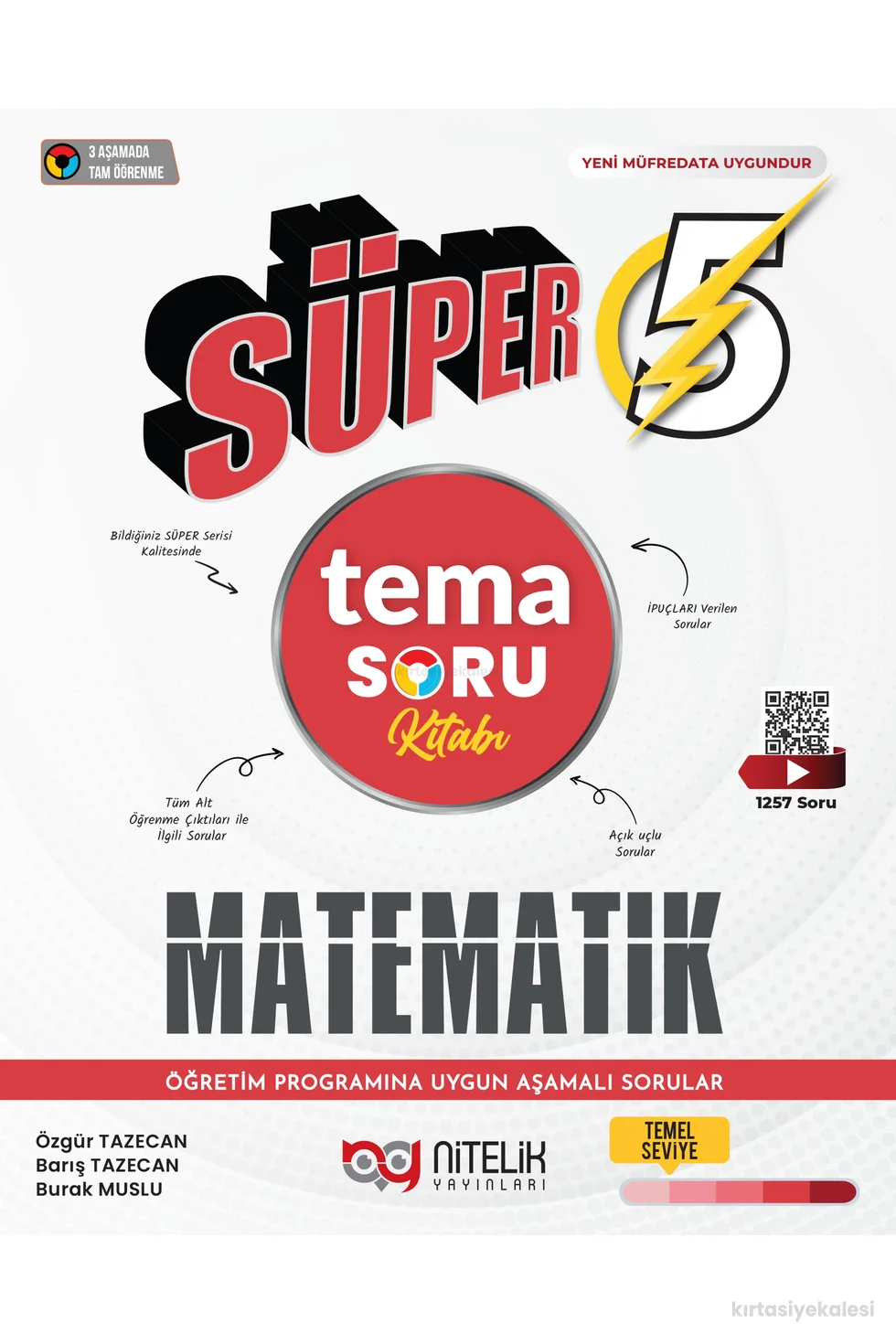 Nitelik Yayınları 5. Sınıf Süper Matematik Tema Soru Kitabı