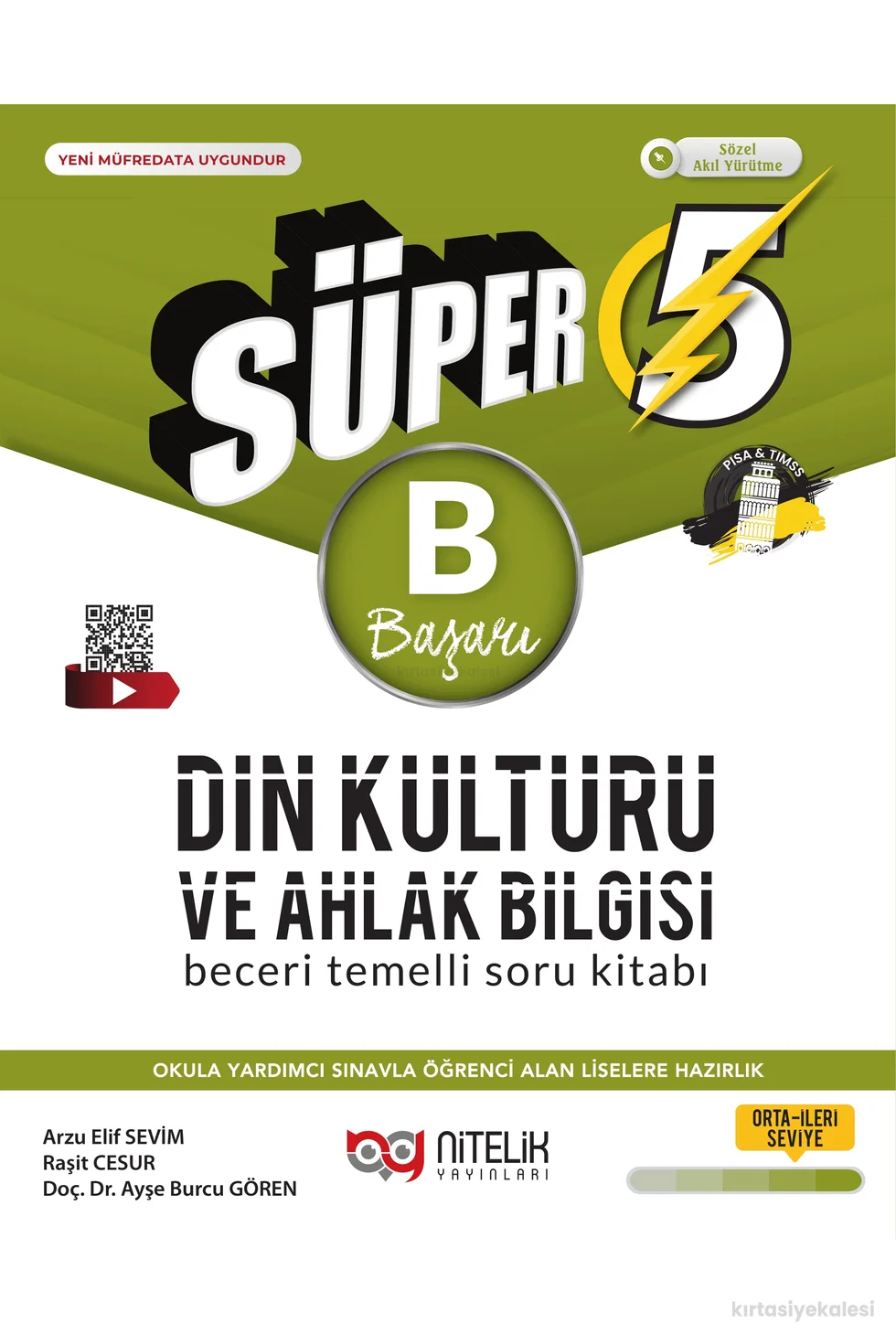 Nitelik Yayınları 5. Sınıf Süper Din Kültürü ve Ahlak Bilgisi (B) Soru Kitabı