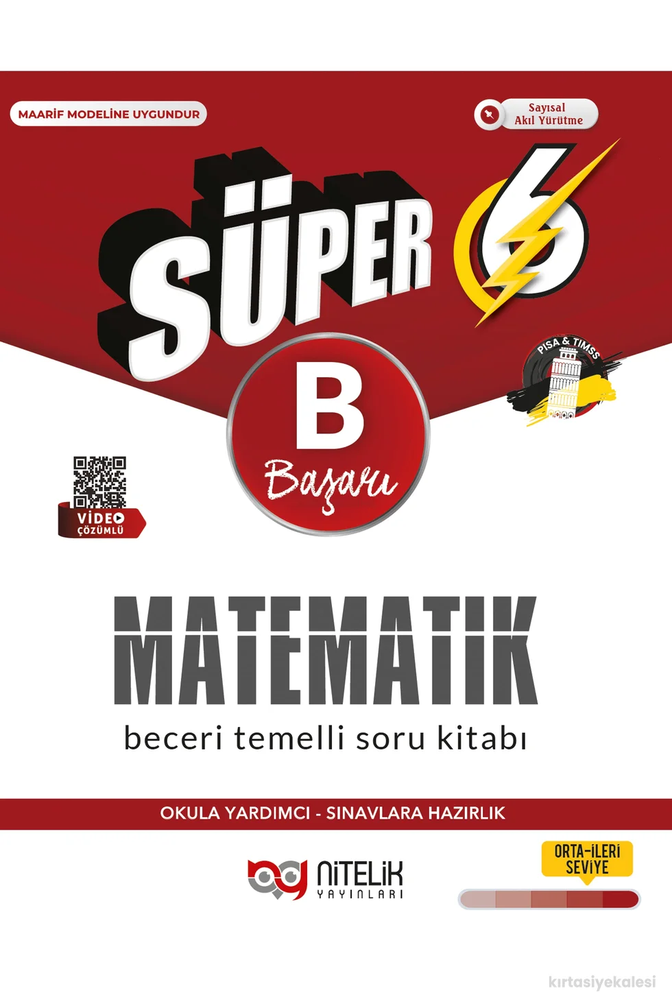 Nitelik Yayınları 6. Sınıf Süper Matematik B Soru Kitabı