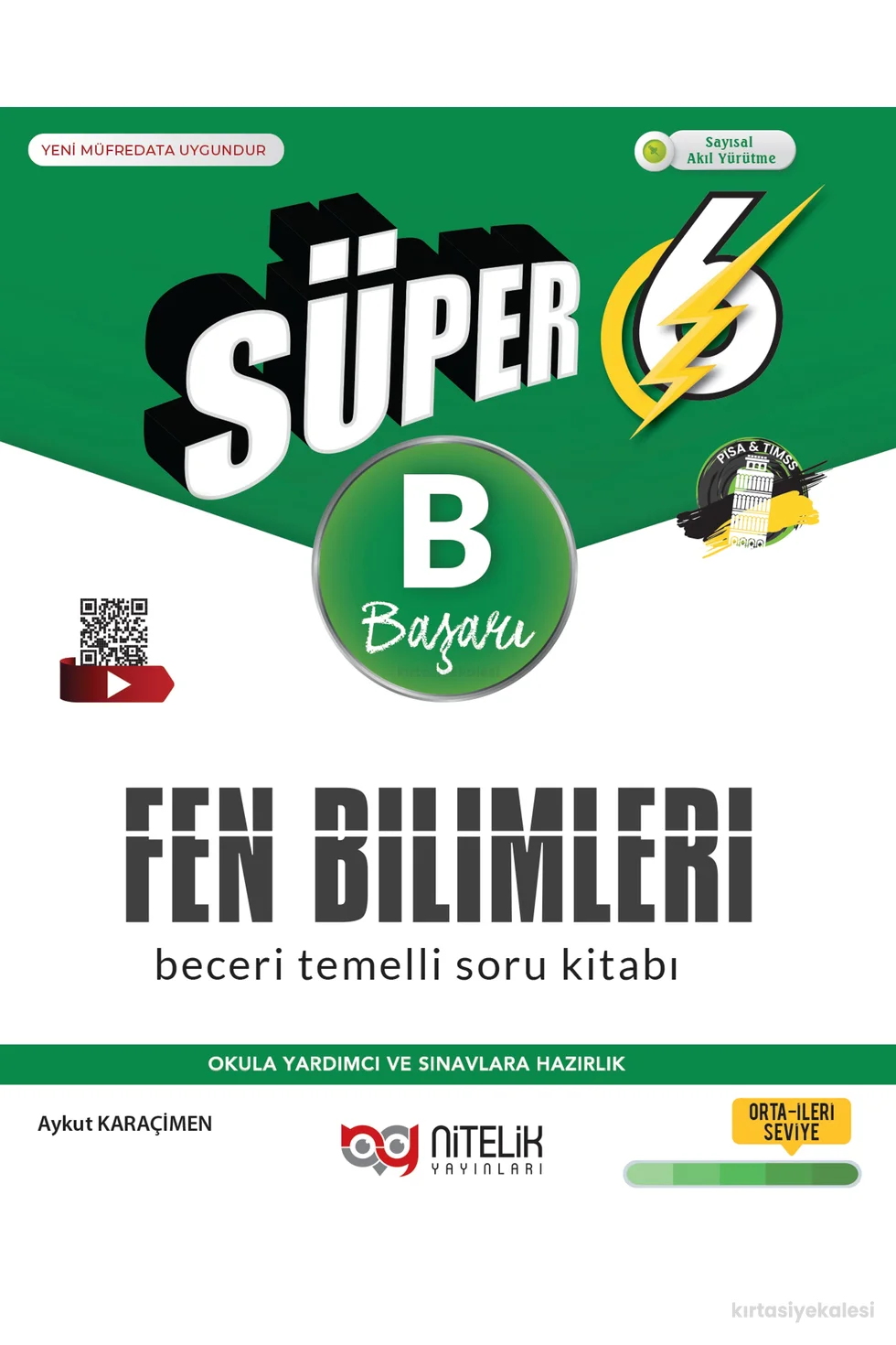 Nitelik Yayınları 6. Sınıf Süper Fen Bilimleri B Soru Kitabı