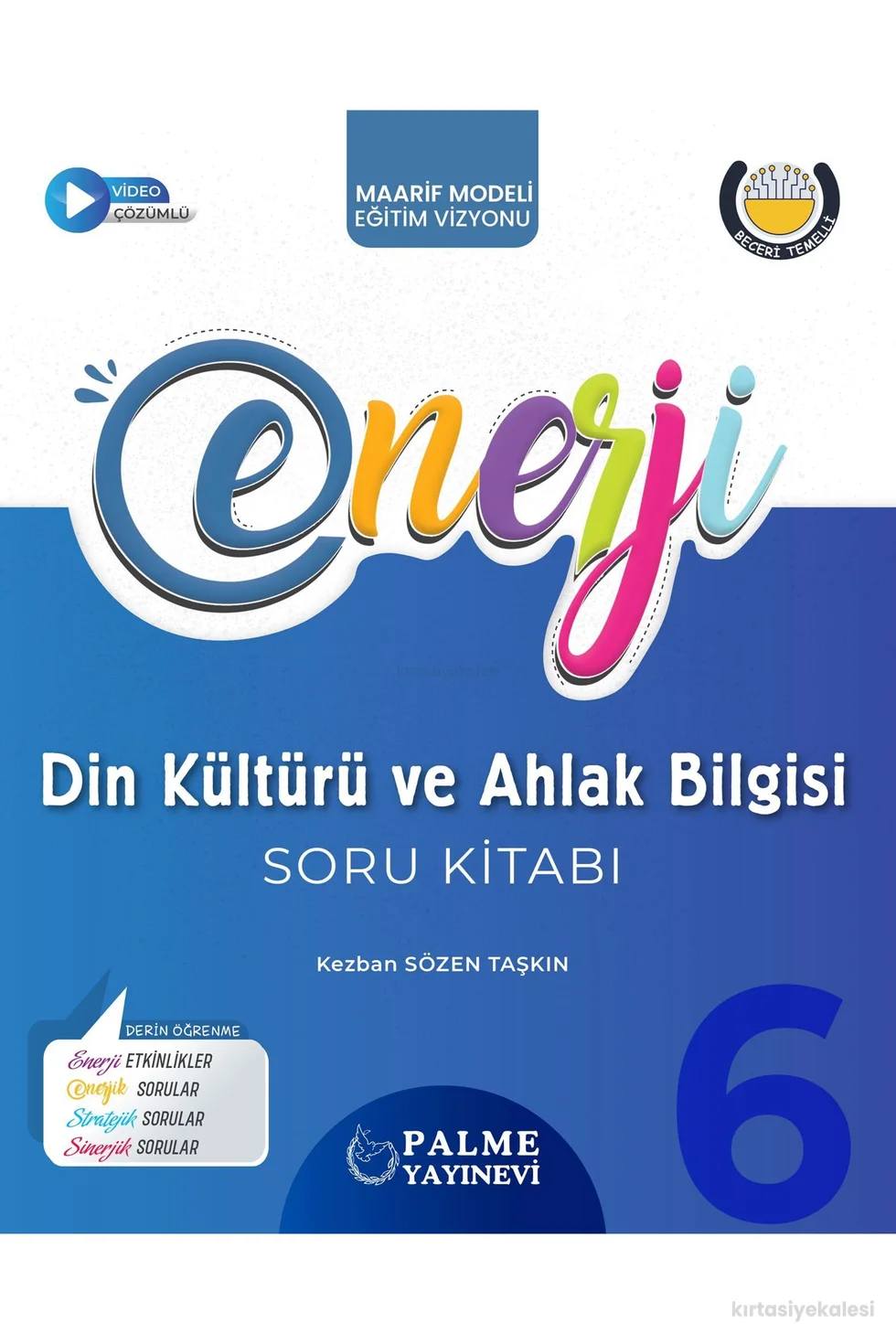 Palme Yayınevi 6. Sınıf Enerji Din Kültürü ve Ahlak Bilgisi Soru Kitabı