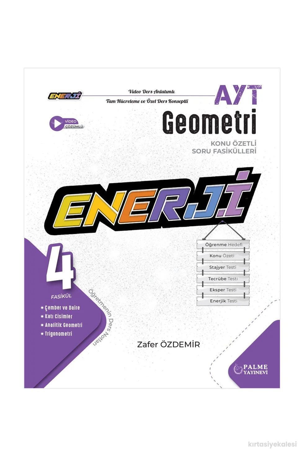 Palme Yayınevi YKS AYT Enerji Geometri Konu Özetli Soru Fasikülleri (4 Fasikül)