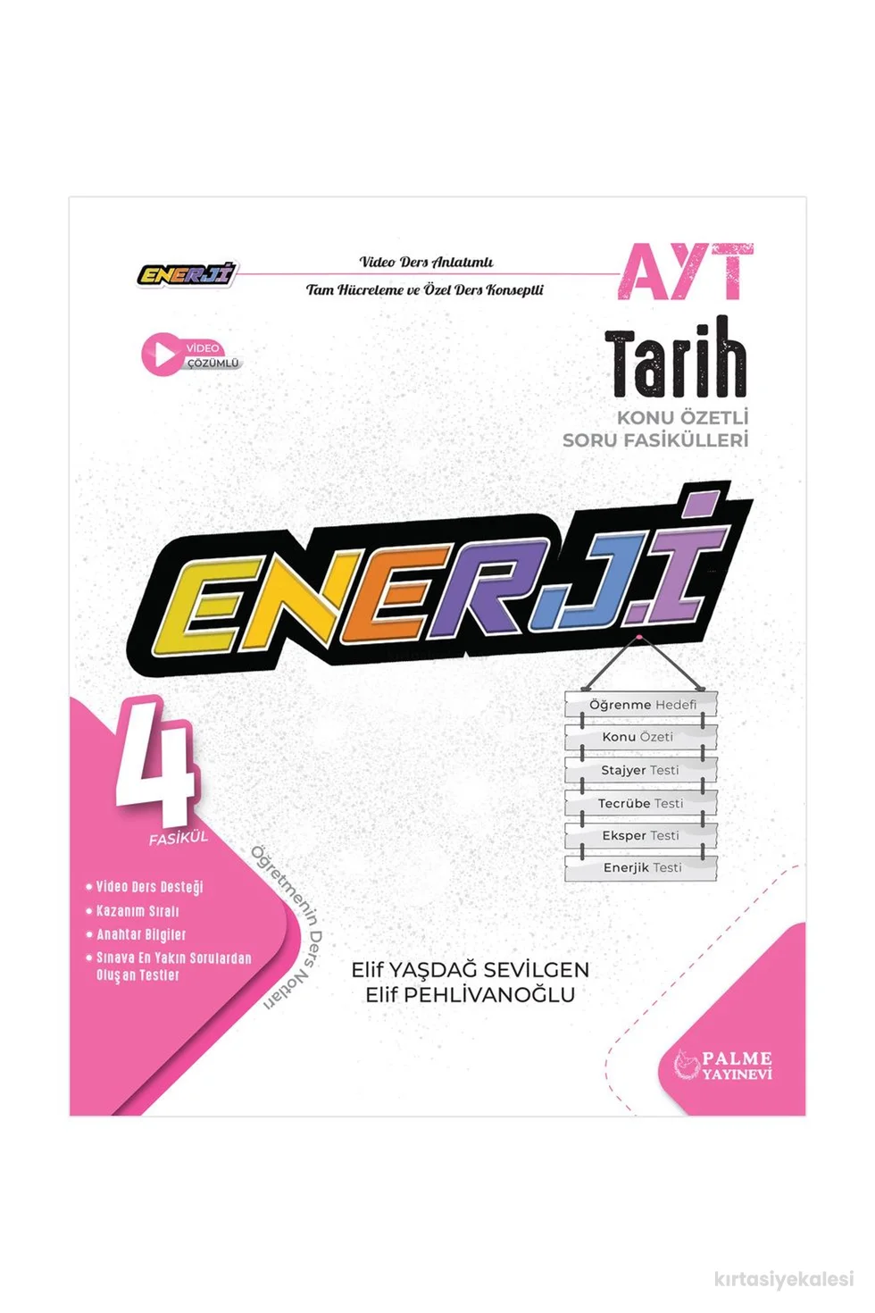 Palme Yayınevi YKS AYT Enerji Tarih Konu Özetli Soru Fasikülleri (4 Fasikül)