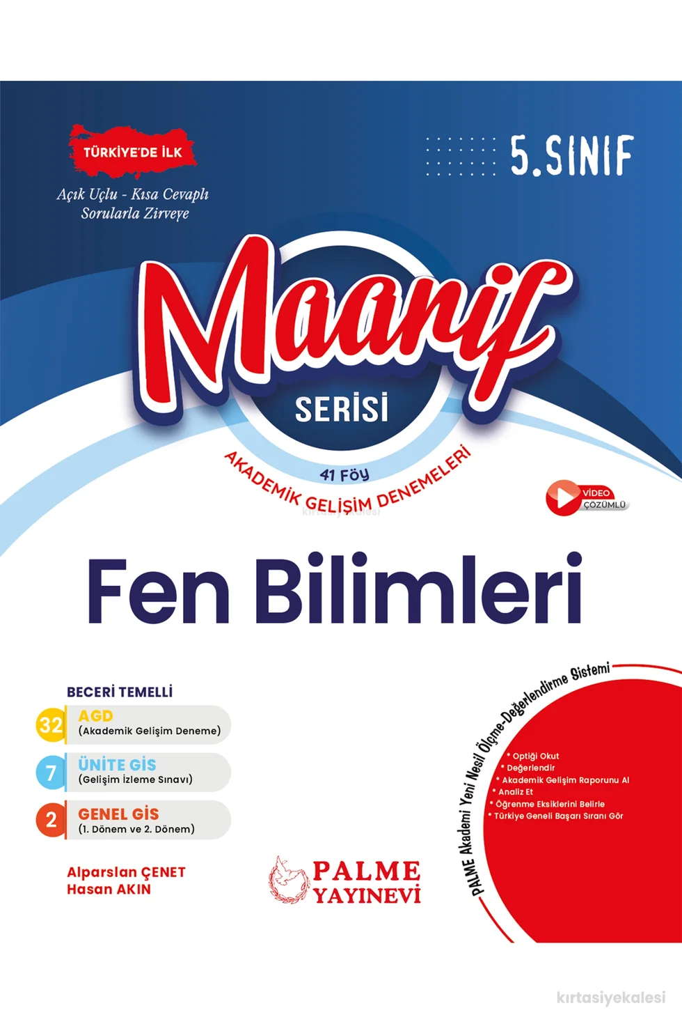 Palme Yayınevi 5. Sınıf Maarif Serisi Fen Bilimleri Akademik Gelişim Denemeleri (41 Föy)