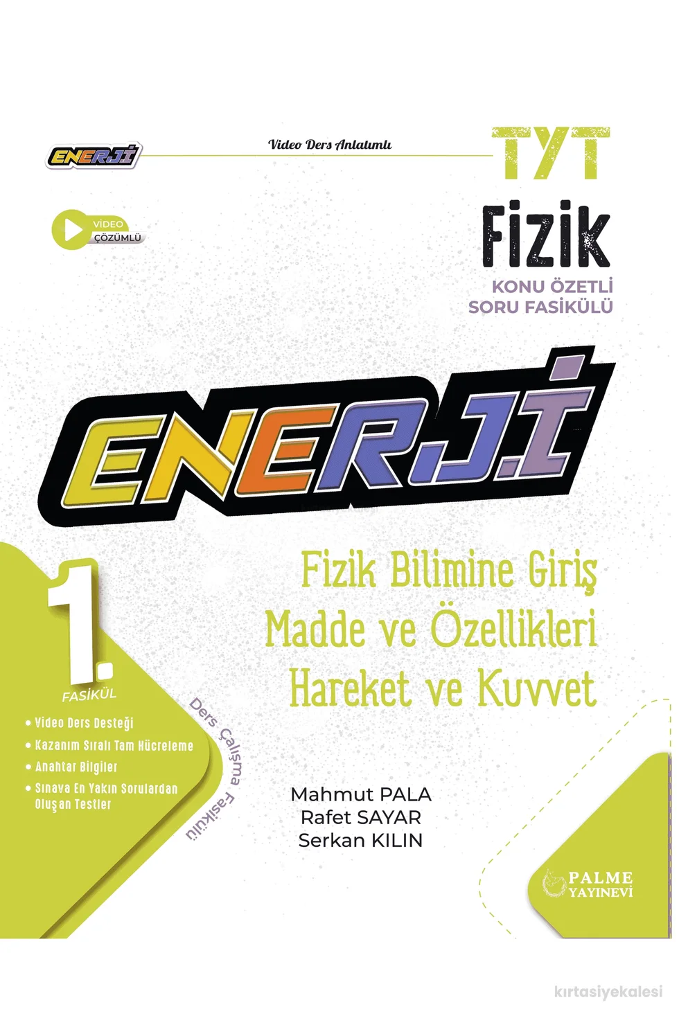 Palme Yayınevi YKS TYT Enerji Fizik Konu Özetli Soru Fasikülleri (4 Fasikül)