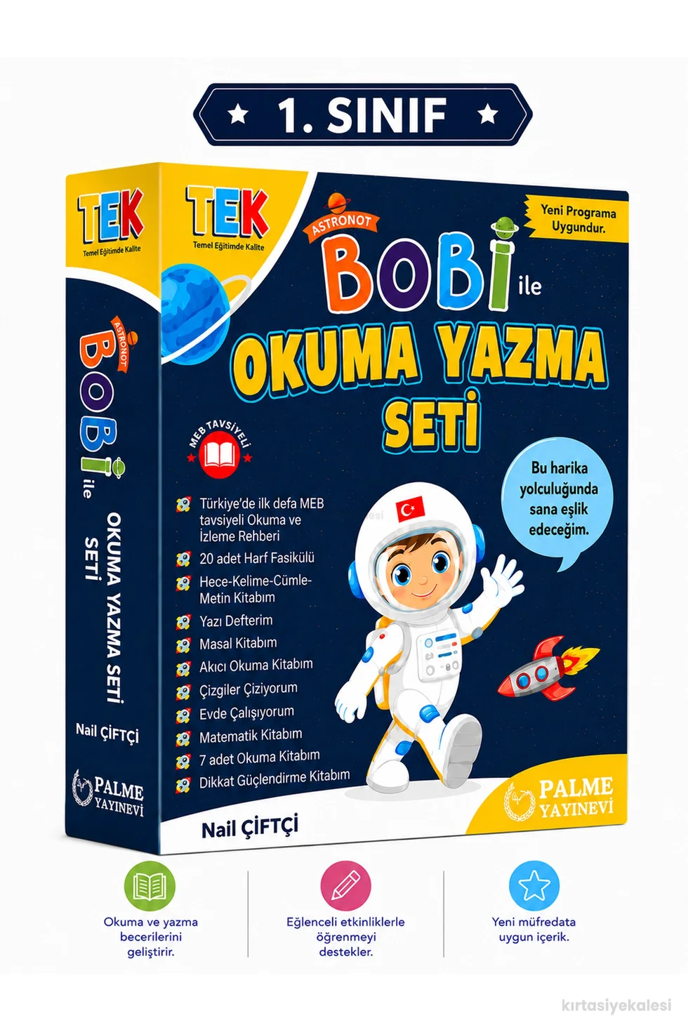 Palme Yayınevi 1. Sınıf Tek Bobi ile Okuma Yazma Seti