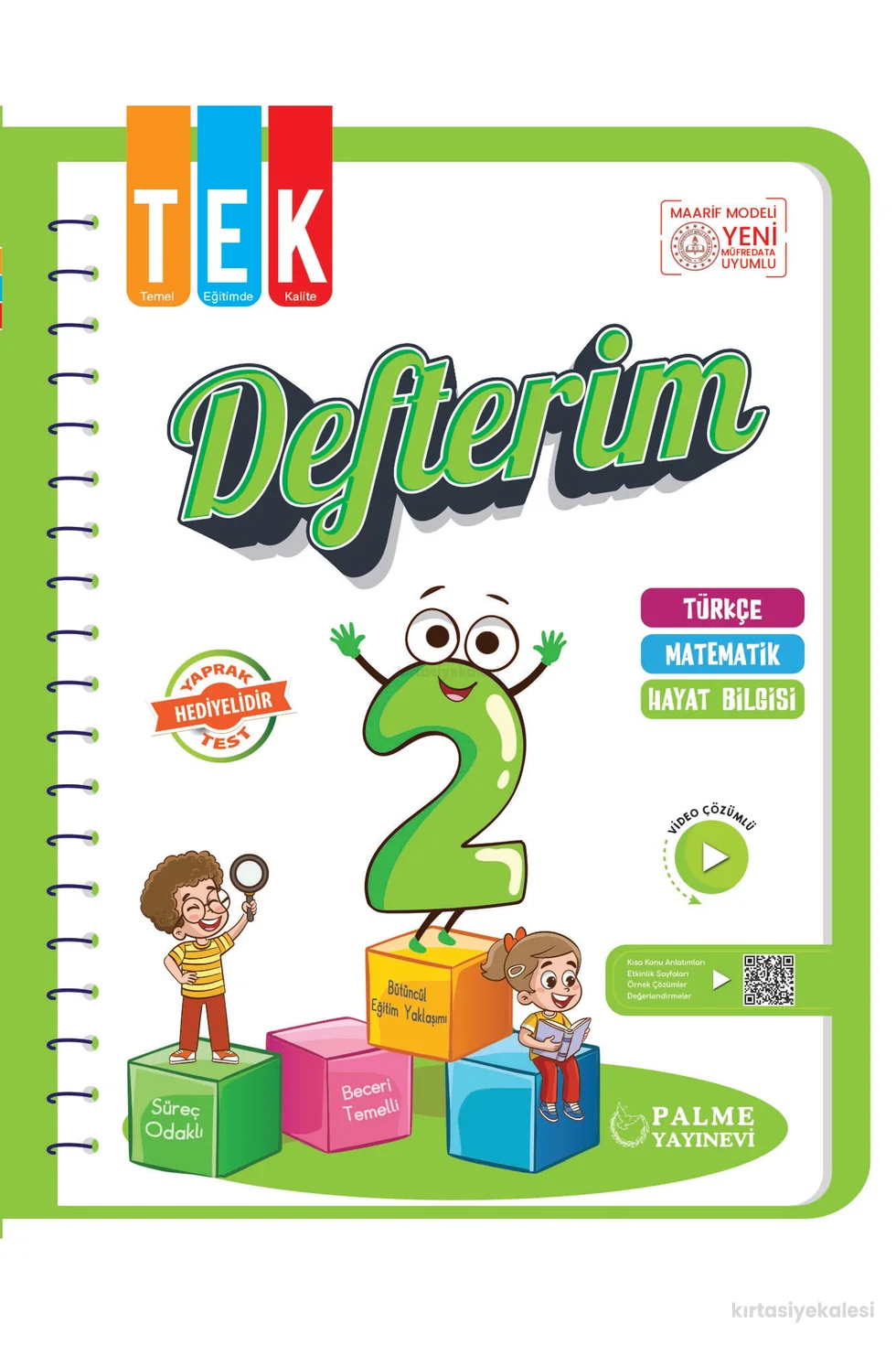 Palme Yayınevi 2. Sınıf Tek Defterim
