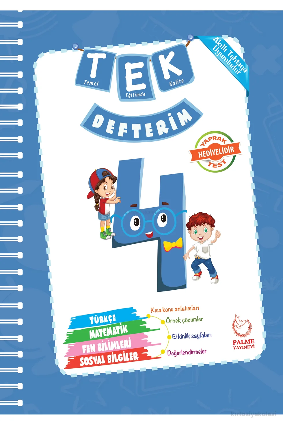 Palme Yayınevi 4. Sınıf Tek Defterim