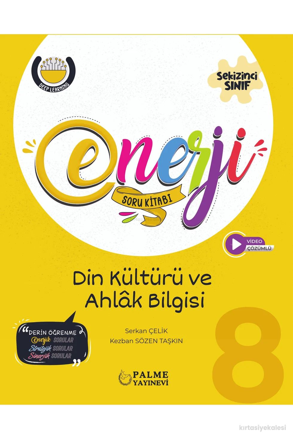 Palme Yayınevi 8. Sınıf Enerji Din Kültürü ve Ahlâk Bilgisi Soru Kitabı