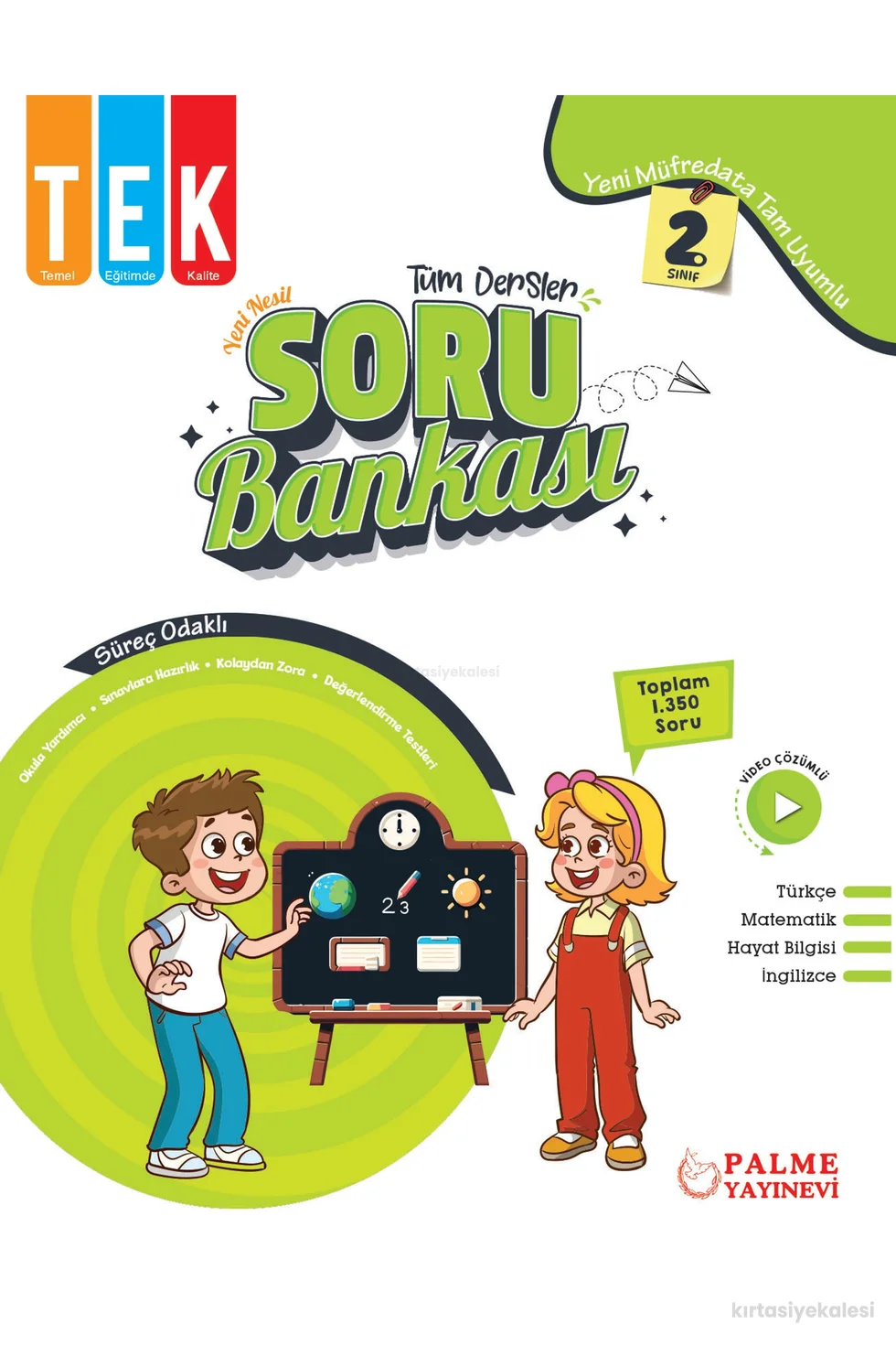 Palme Yayınevi Tek 2. Sınıf Tüm Dersler Soru Bankası