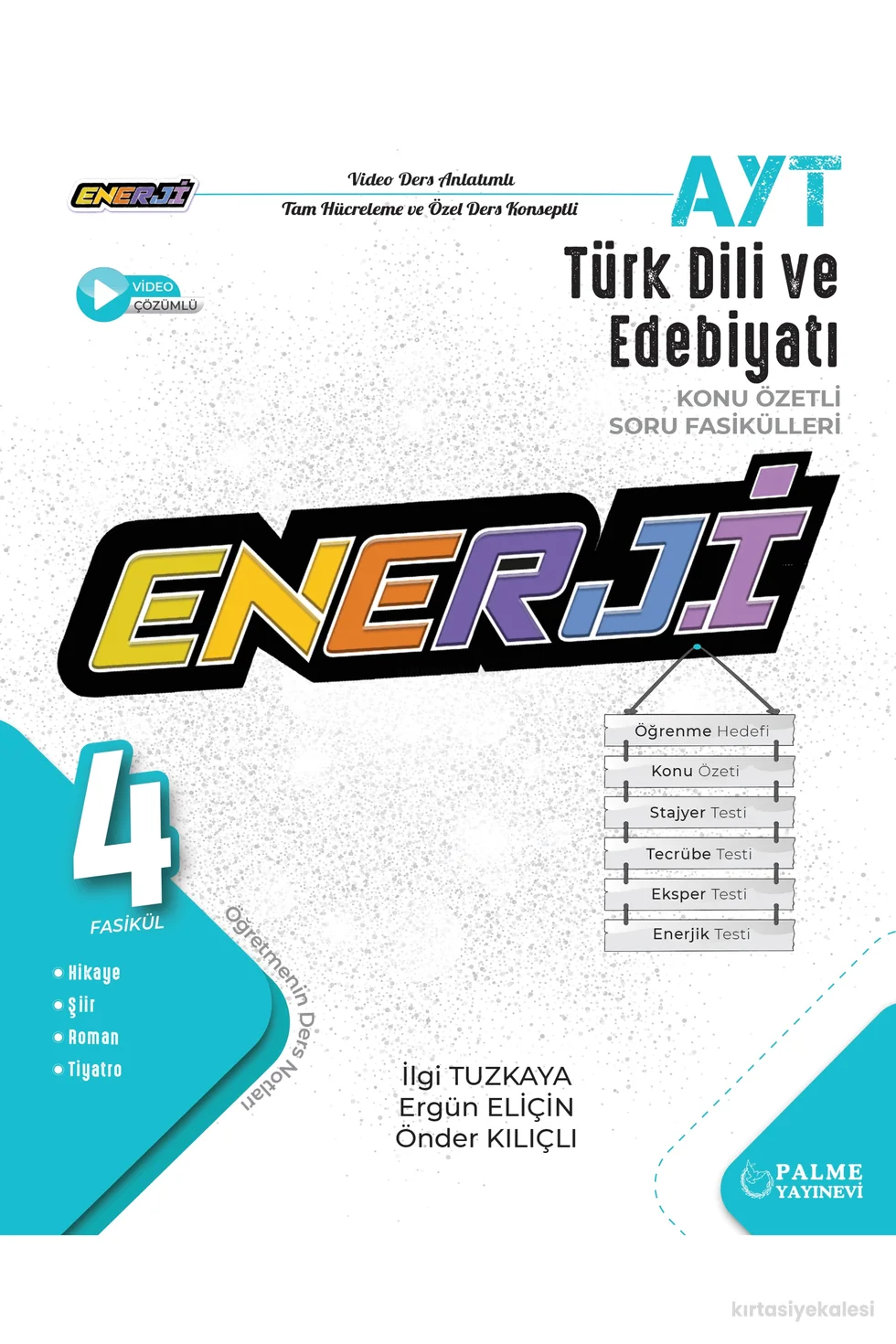 Palme Yayınevi YKS AYT Enerji Türk Dili ve Edebiyatı Konu Özetli Soru Fasikülleri (4 Fasikül)