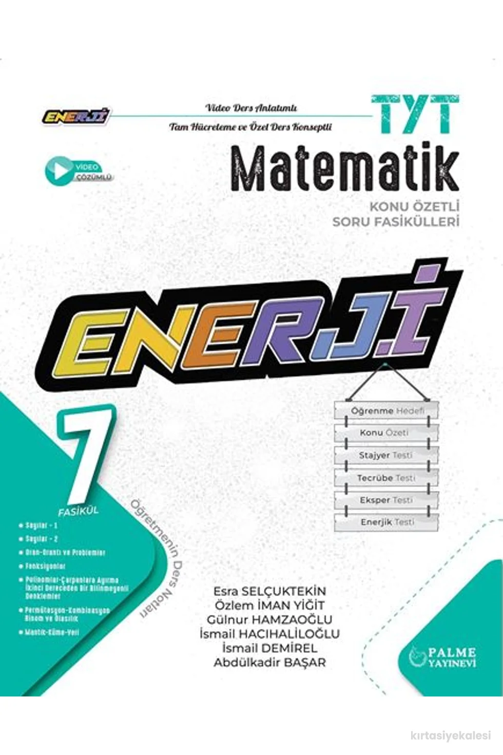 Palme Yayınevi YKS TYT Enerji Matematik Konu Özetli Soru Fasikülleri (7 Fasikül)