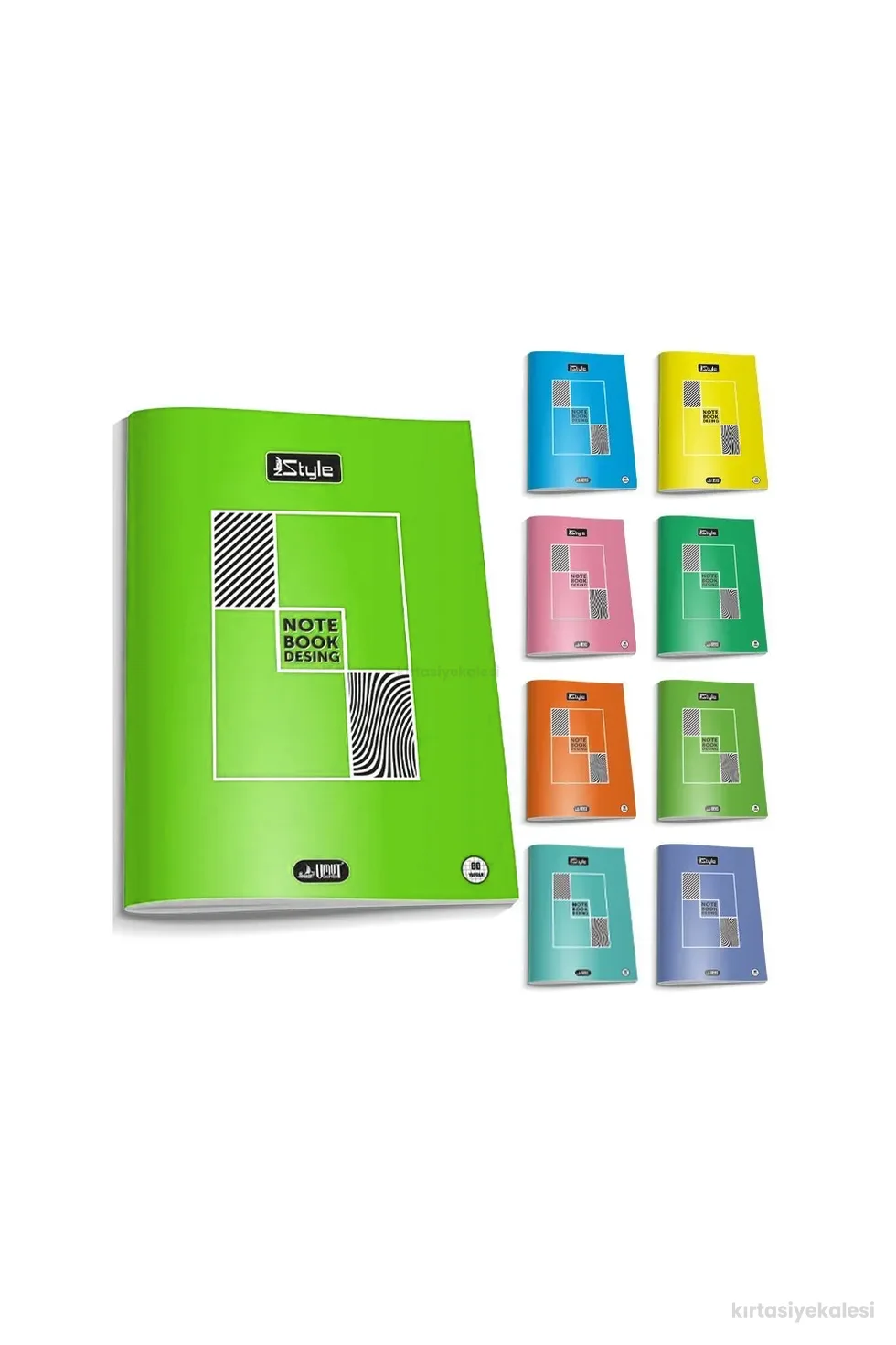 Umut A4 Plastik Kapak Defter 40 Yaprak Kareli