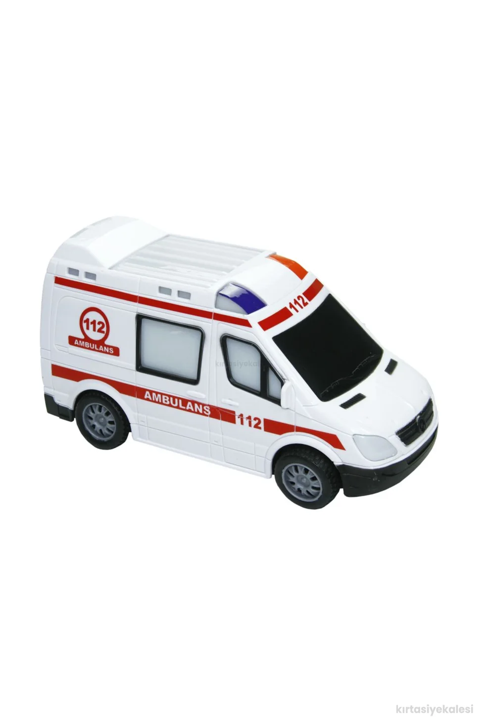 Vardem Oyuncak Kutulu Işıklı ve Sesli Çarp Dön Ambulans 1:18
