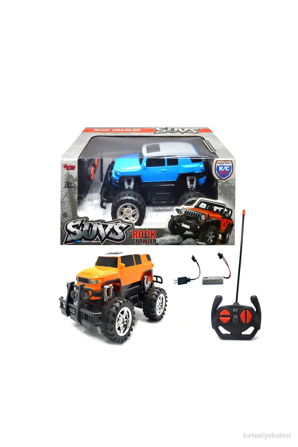 Vardem Oyuncak Kutulu Uzaktan Kumandalı Full Fonksiyon Şarjlı Rock Crawler Arazi Aracı 1:18