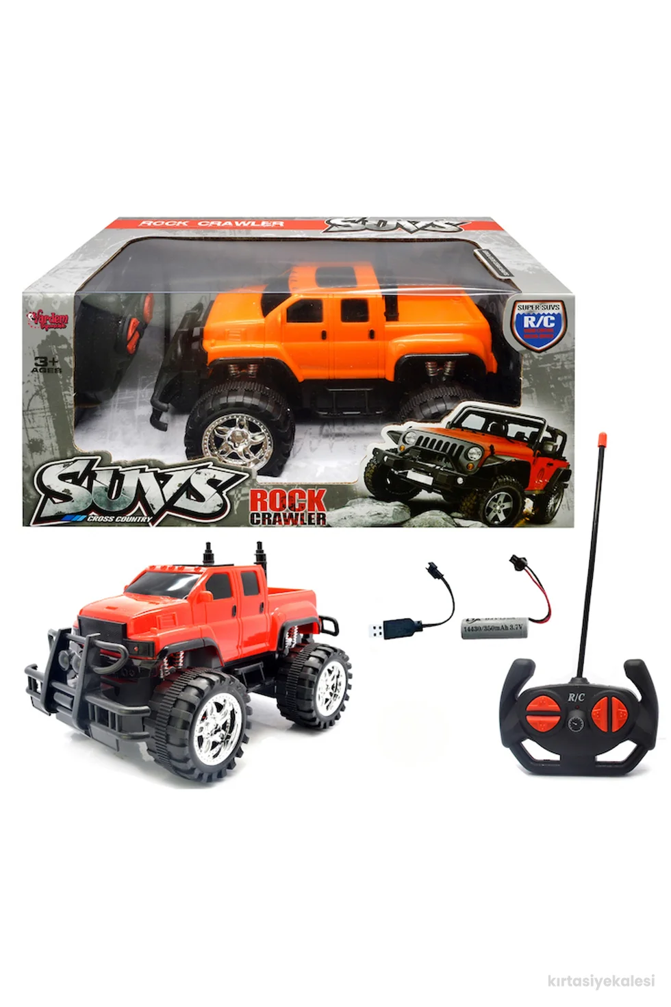 Vardem Oyuncak Kutulu Uzaktan Kumandalı Full Fonksiyon Şarjlı Rock Crawler Arazi Aracı 789-805A 1:18