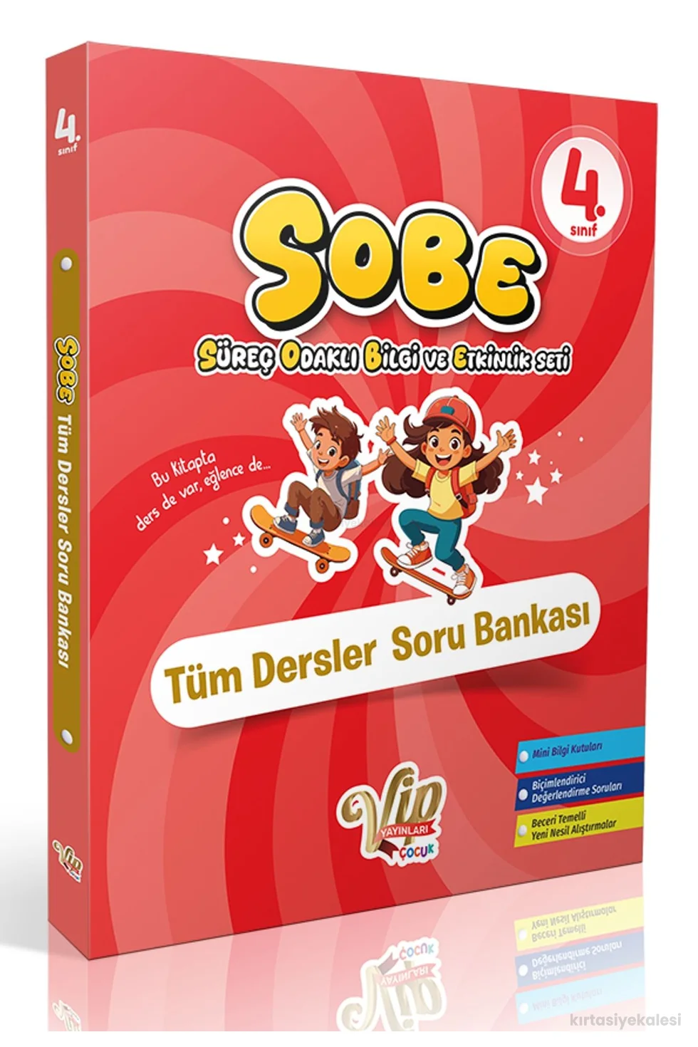Vip Yayınları 4. Sınıf Sobe Tüm Dersler Soru Bankası Kütüphanesi