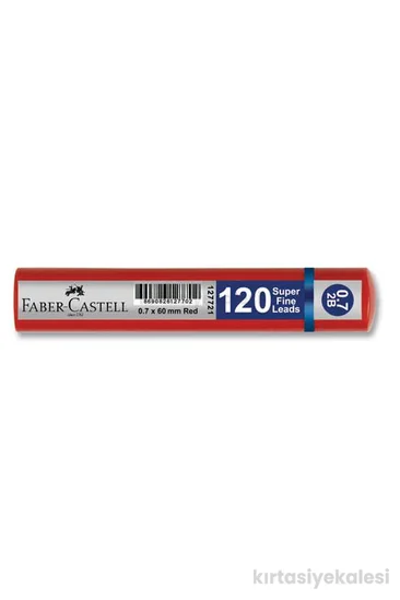 Faber-Castell Grip Min 0.7 mm Kırmızı Tüp 120'li Kalem Ucu