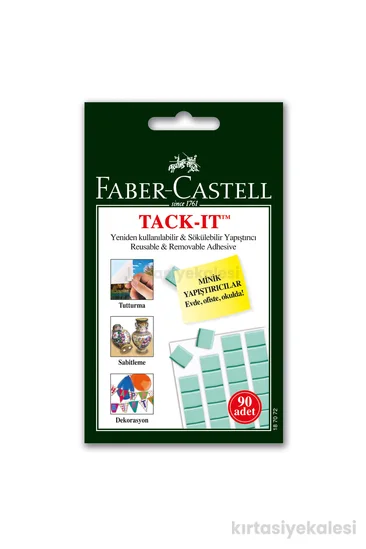 Faber-Castell Tack-it Hamur Yapıştırıcı 50 gr Yeşil