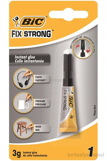 Bic Fix Strong Güçlü Japon Yapıştırıcısı 3 Gr