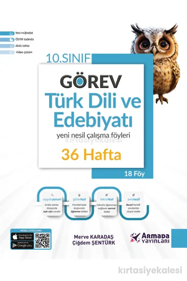 Armada 10. Sınıf Türk Dili ve Edebiyatı Görev Yeni Nesil Çalışma Föyleri 36 Hafta