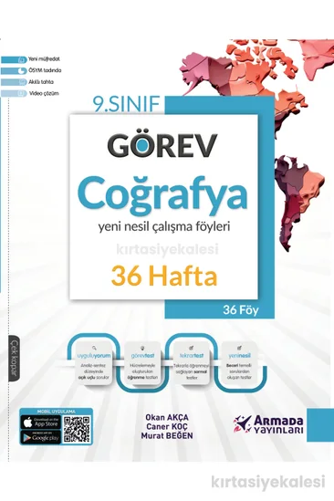 Armada 9. Sınıf Coğrafya Görev Yeni Nesil Çalışma Föyleri 36 Hafta