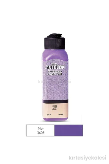 Artdeco Akrilik Boya 140 ml Mor 3608