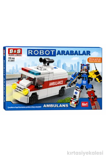 Birlik Oyuncak Robot Arabalar Blok / Lego / Yapı Oyuncağı