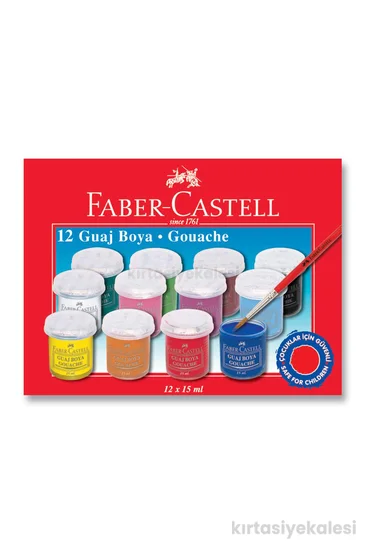 Faber Castell Guaj Boya 12 Renk