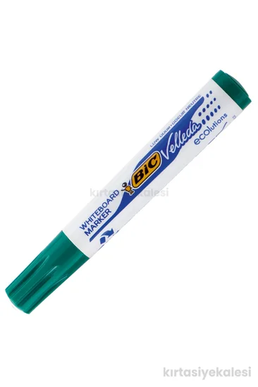 Bic Velleda 1701 Eco Yuvarlak Uç Yeşil Renk Beyaz Tahta Kalemi