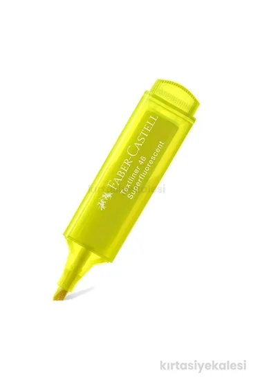 Faber-Castell Şeffaf Gövde Fosforlu Kalem Sarı
