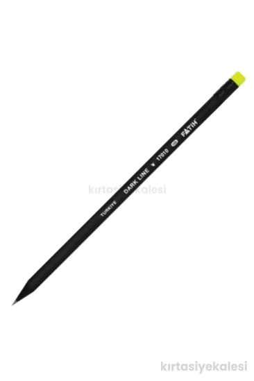 Fatih Dark Line Silgili Siyah Kurşun Kalem 17010 HB
