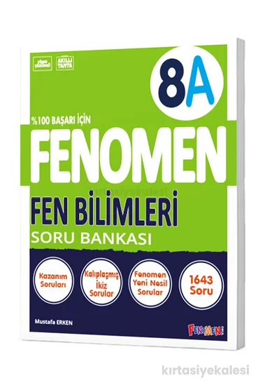 Fenomen Okul 8. Sınıf Fen Bilimleri A Fenomen Soru Bankası