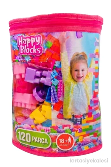 Happy Blocks Çantalı Lego Seti 120 Parça HP 122