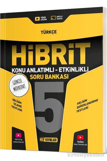 Hız Yayınları 5. Sınıf Hibrit Türkçe Soru Bankası