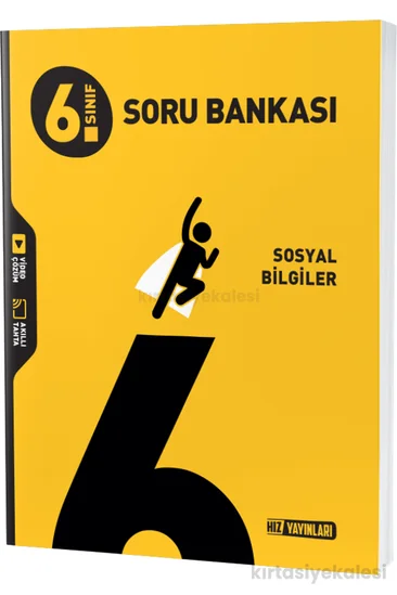 Hız Yayınları 6. Sınıf Sosyal Bilgiler Soru Bankası