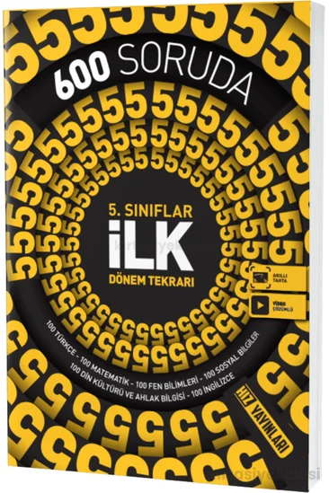 Hız Yayınları 600 Soruda 5. Sınıflar İlk Dönem Tekrarı